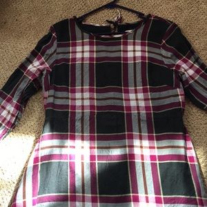 plaid dress
